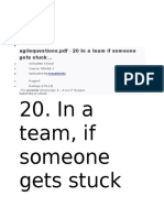 Agilequestions - PDF - 20 in A Team If Someone Gets Stuck..