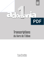 Adomania 1 Livre Élève Transcriptions