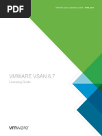 Vmware Vsan 67 Licensing Guide