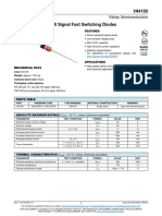 Fast switching silicon diodes datasheet
