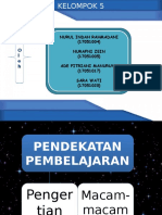 Pendekatan dan Strategi pembelajaran (KEL 5).pptx