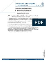 Resolución de 6 de Abril de 2020, Del Ayuntamiento de Tocina (Sevilla) PDF