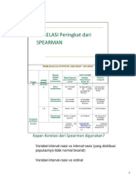 Biostat - Korelasi Spearman PDF