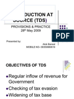 Provisions & Practice 28 May 2009: Presented By: Alok Bansal MOBILE NO-09350880619