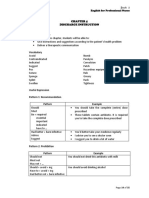 Learning Objective: Book 2 English For Professional Nurse