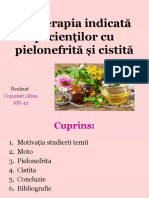 Fitoterapia indicată pacienților cu pielonefrită și cistită