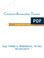 CITIZENSHIP ADVANCEMENT TRAINING