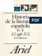 Brown Gerald G - Historia De La Literatura Española - El Siglo XX. (Del 98 A La Guerra Civil).pdf