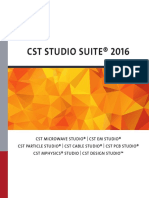 CST Studio Suite 2016