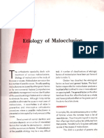 Etiology of Maloclusion PDF