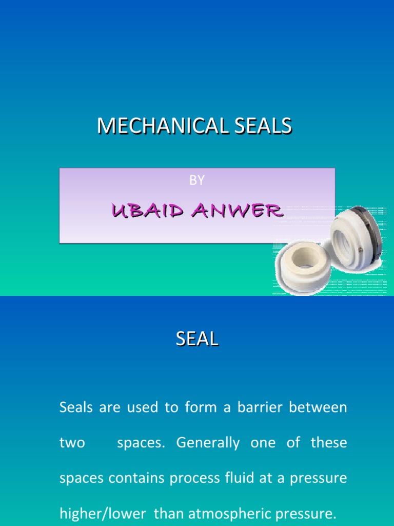 Understanding Mechanical Seals and Types | PDF | Pump | Chemical ...