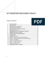 ICT DR Policy