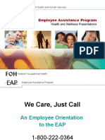 Employee Assistance Program: Health and Wellness Presentations