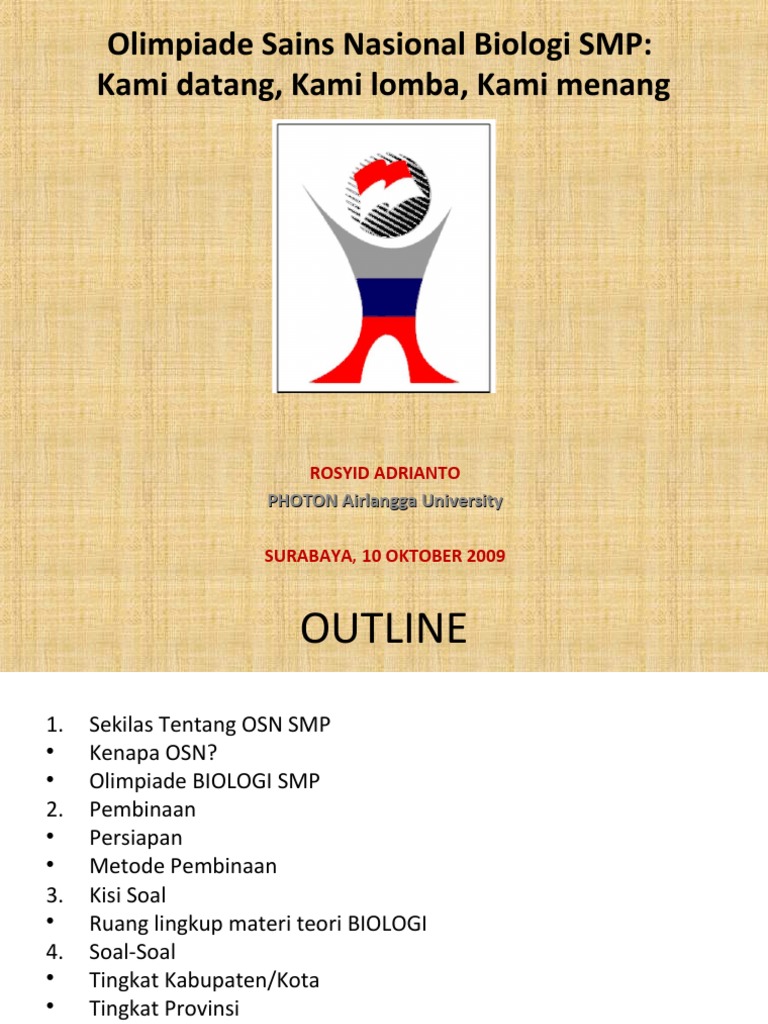Olimpiade Sains Nasional Biologi SMP PDF