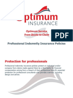 Professional Indemnity Insurance Policies
