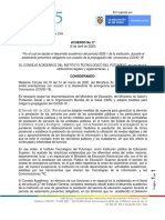 Acuerdo  No.17- 8 abril 2020- Lineamientos Curriculares por COVID-19