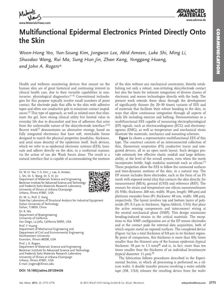 Yeo Et Al2013Advanced Materials (Deerfield Beach, Fla.) PDF