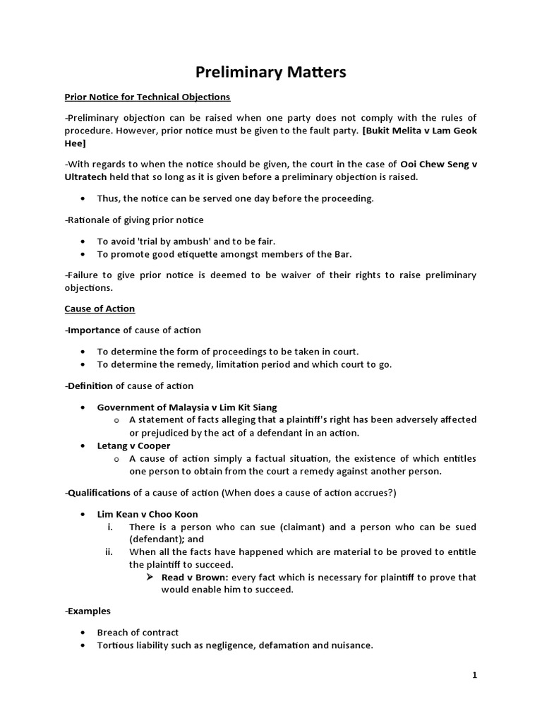 Malaysian Civil Procedure PDF Foreclosure Statute Of Limitations