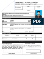Application For Ms Lahore