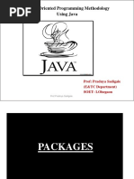 Java Package | PDF | Object Oriented Programming | Computer Programming