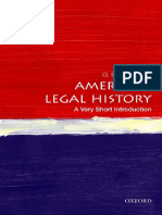 American Legal History - A Very Short Introduction.pdf