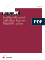 In The Game - Traditional Financial Institutions Embrace Fintech Disruption - 2019