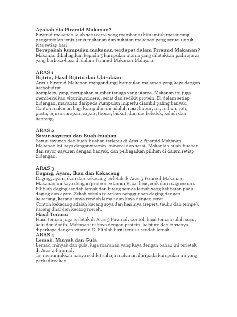 Apakah Dia Piramid Makanan Pdf