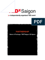 Partnership: Name of Package: TED Saigon 3D Space
