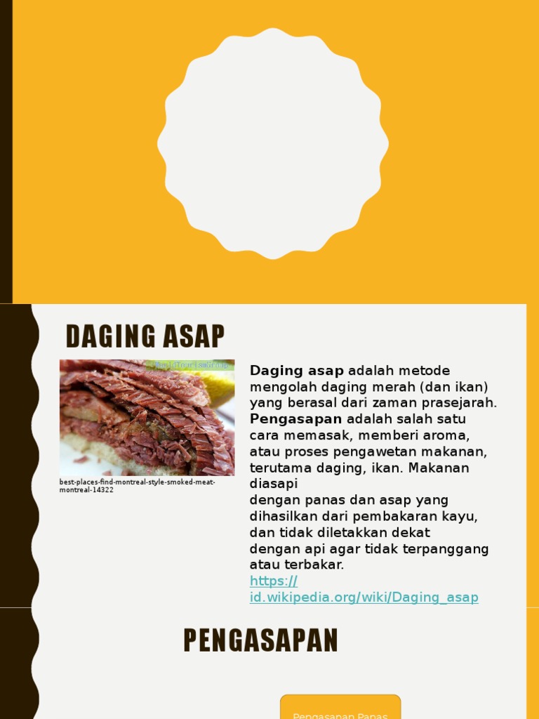 Panduan Singkat Daging Asap | PDF