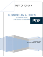 Business Law and Ethics Notice PDF