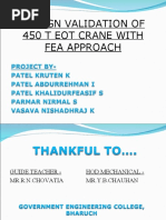 design & validation of eot crane