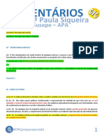 Comentários prova-APA Paula-Siqueira