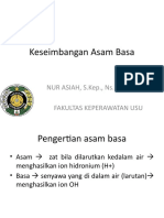 Keseimbangan Asam Basa