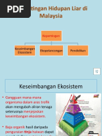 5.2 Kepentingan Hidupan Liar Di Malaysia