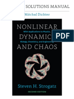 Student Solutions Manual For Nonlinear Dynamics and Chaos, 2nd Edition PDF