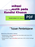 Komunikasi Terapeutik Pada Kondisi Khusus