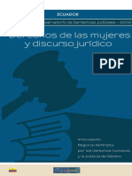 Derechos de las mujeres y discurso jurídico en Ecuador