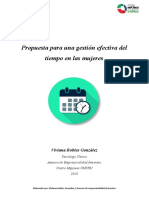 Propuesta para una gestión del tiempo efectiva en las mujeres