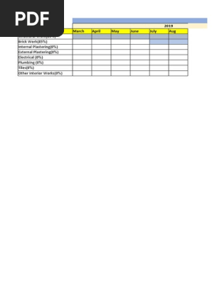 Block DEF schedule