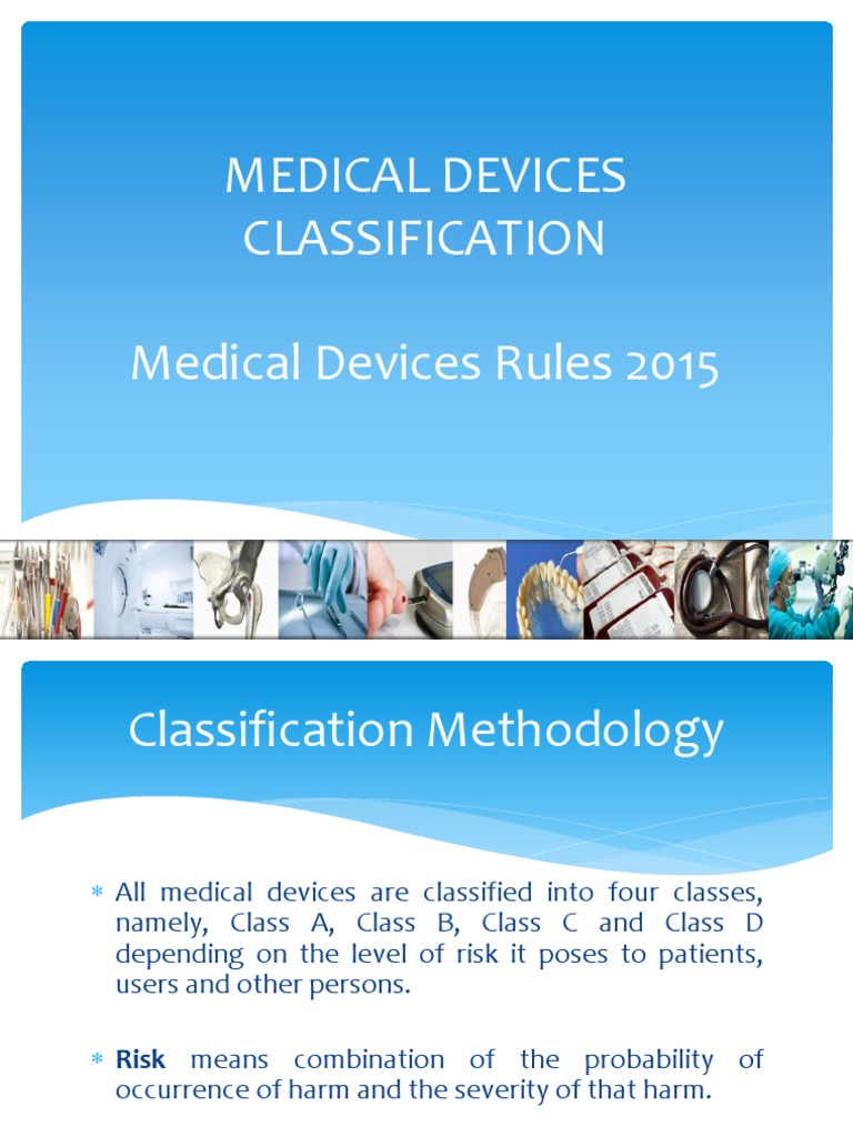 Medical Device Classification Overview | PDF | Medical Device | Implant ...