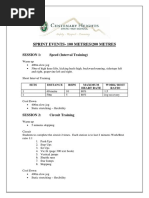 Athletics Training Program | PDF | Track And Field | Running