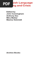 John Cunningham Anguish Language Writing and Crisis PDF | PDF ...