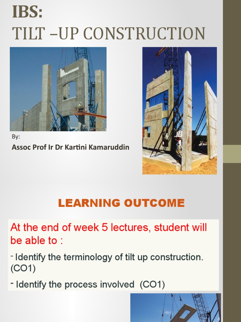 Tilt-Up Construction Overview and Process | PDF | Structural ...