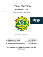 PEWARNAAN NEGATIF DAN POSITIF LAPORAN PRAKTIKUM MIKROBIOLOGI