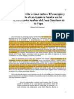 Schuessler Michael Karl Garcilaso Escribe Como Indio PDF