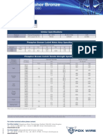 Phosphor Bronze CuSn6-PB103 Datasheet PDF