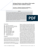 Performance of Multistage Filtration Using Different Filter Media PDF