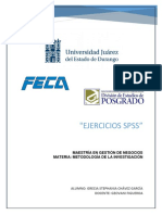 Ejercicios SPSS. Grecia Chavez Garcia PDF