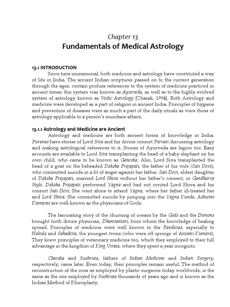 Fundamentals of Medical Astrology PDF In Astrology Astrology