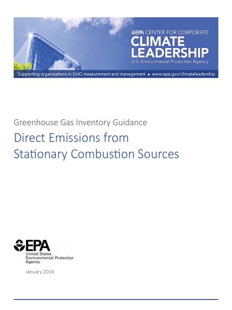 GHG Inventory Guidance for Combustion | PDF | Emission Intensity ...